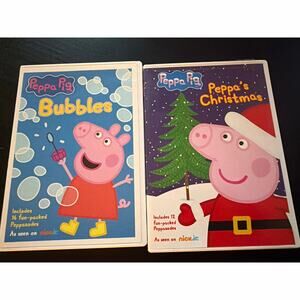 Peppa Pig DVD Set including "Bubbles" and "Peppa's Christmas"